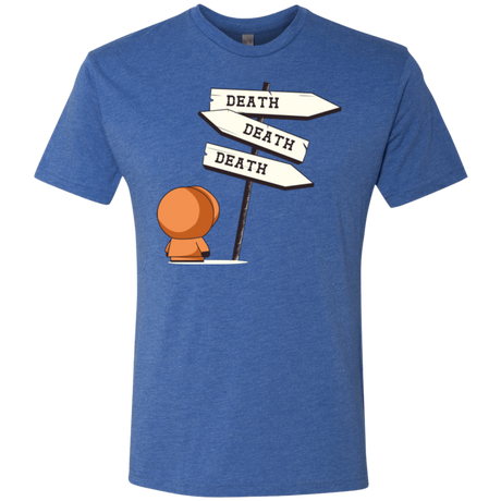 T-Shirts Vintage Royal / Small DEATH TINY Men's Triblend T-Shirt