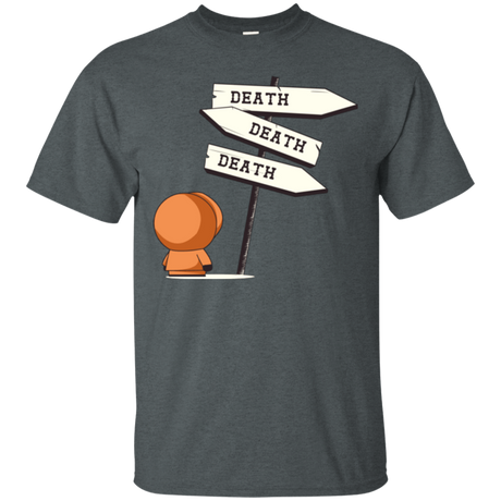 T-Shirts Dark Heather / Small DEATH TINY T-Shirt