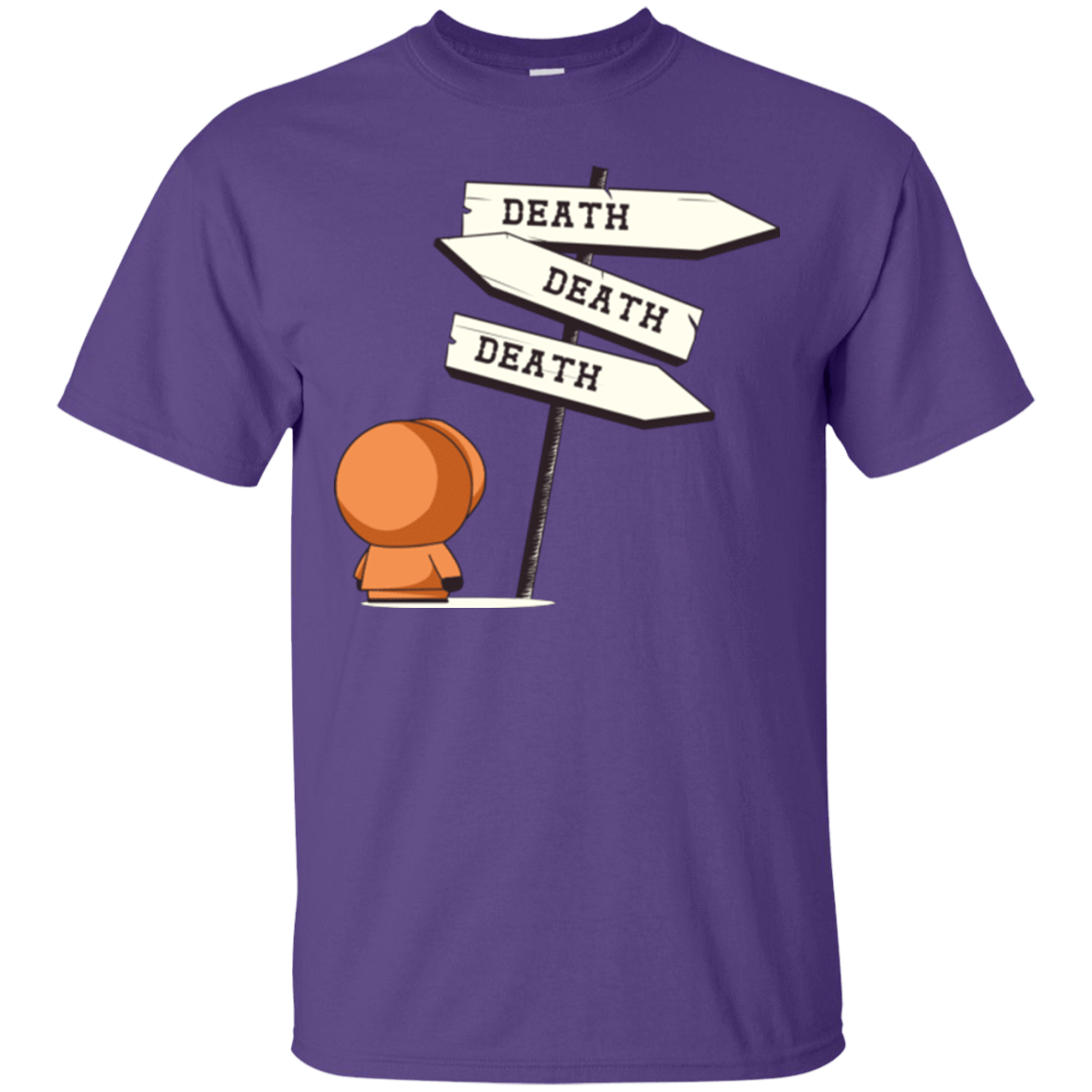 T-Shirts Purple / Small DEATH TINY T-Shirt