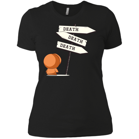 T-Shirts Black / X-Small DEATH TINY Women's Premium T-Shirt