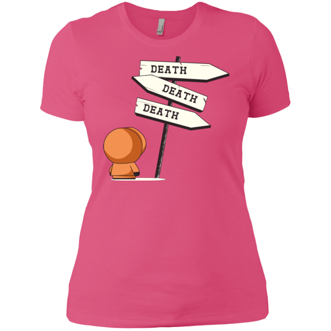 T-Shirts Hot Pink / X-Small DEATH TINY Women's Premium T-Shirt