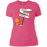 T-Shirts Hot Pink / X-Small DEATH TINY Women's Premium T-Shirt