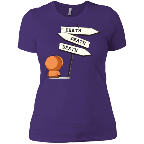 T-Shirts Purple / X-Small DEATH TINY Women's Premium T-Shirt