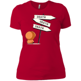 T-Shirts Red / X-Small DEATH TINY Women's Premium T-Shirt
