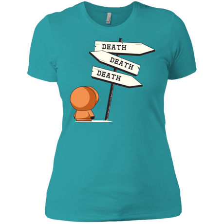 T-Shirts Tahiti Blue / X-Small DEATH TINY Women's Premium T-Shirt