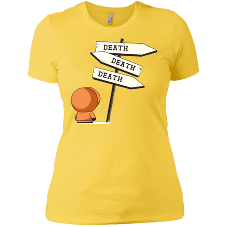 T-Shirts Vibrant Yellow / X-Small DEATH TINY Women's Premium T-Shirt