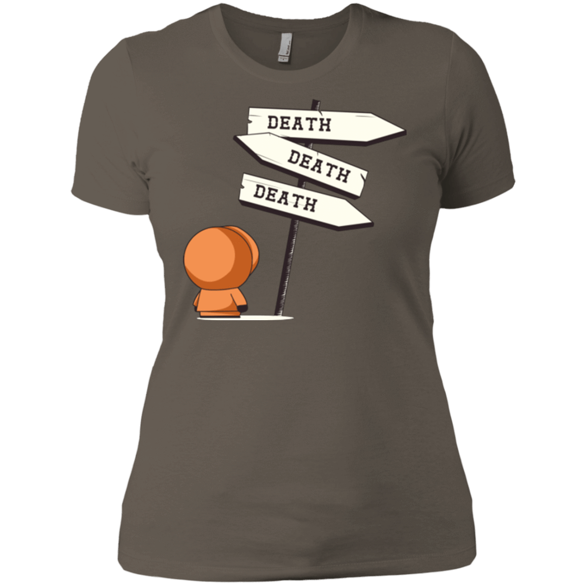 T-Shirts Warm Grey / X-Small DEATH TINY Women's Premium T-Shirt