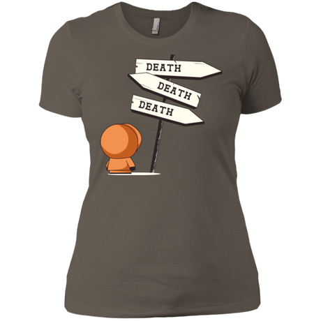 T-Shirts Warm Grey / X-Small DEATH TINY Women's Premium T-Shirt