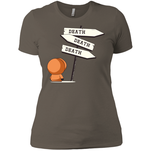 T-Shirts Warm Grey / X-Small DEATH TINY Women's Premium T-Shirt