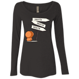 T-Shirts Vintage Black / Small DEATH TINY Women's Triblend Long Sleeve Shirt