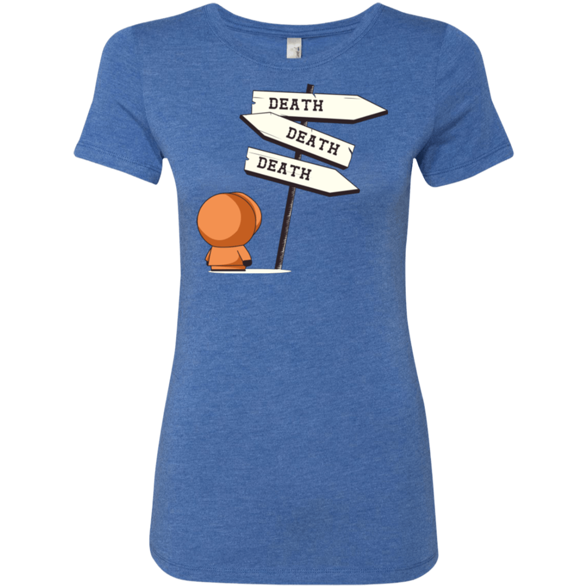 T-Shirts Vintage Royal / Small DEATH TINY Women's Triblend T-Shirt