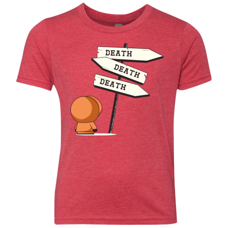 T-Shirts Vintage Red / YXS DEATH TINY Youth Triblend T-Shirt