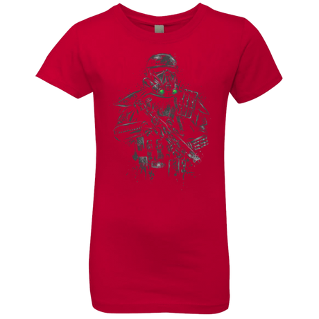 T-Shirts Red / YXS Death Trooper Girls Premium T-Shirt
