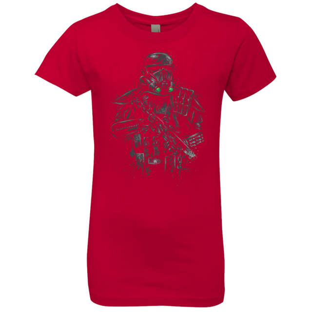 T-Shirts Red / YXS Death Trooper Girls Premium T-Shirt
