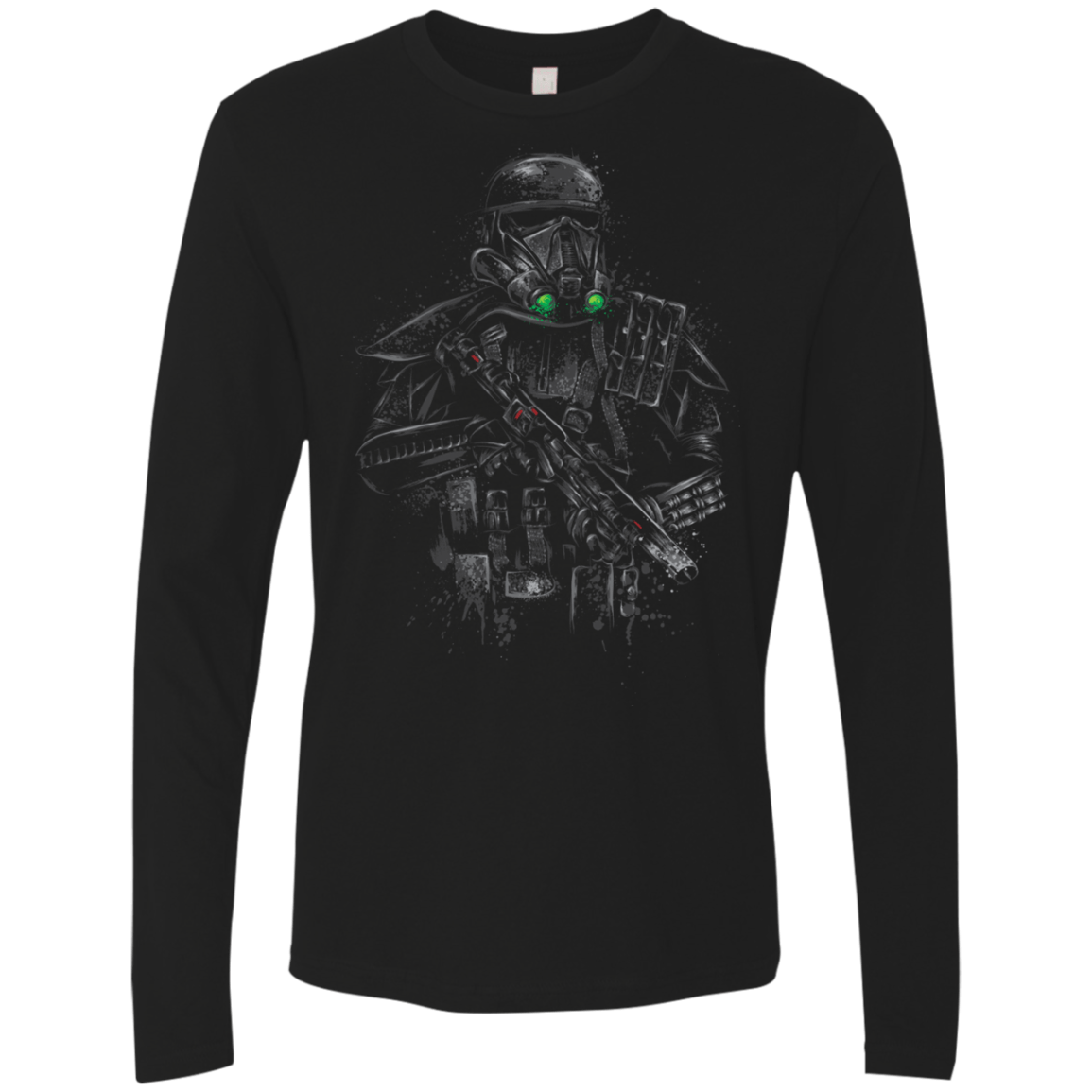 T-Shirts Black / Small Death trooper Men's Premium Long Sleeve
