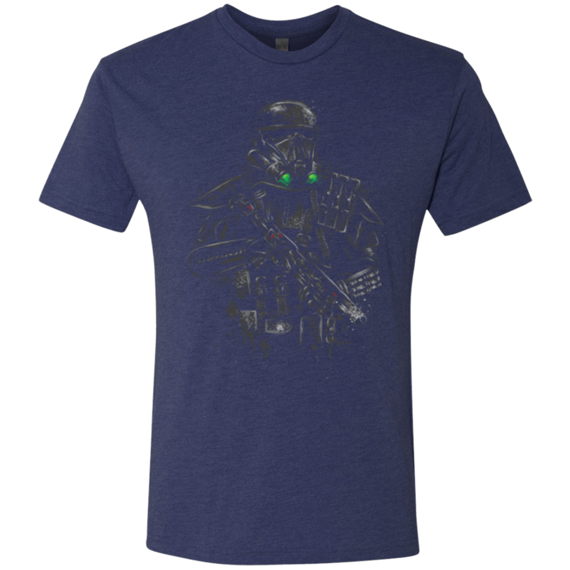 T-Shirts Vintage Navy / Small Death Trooper Men's Triblend T-Shirt