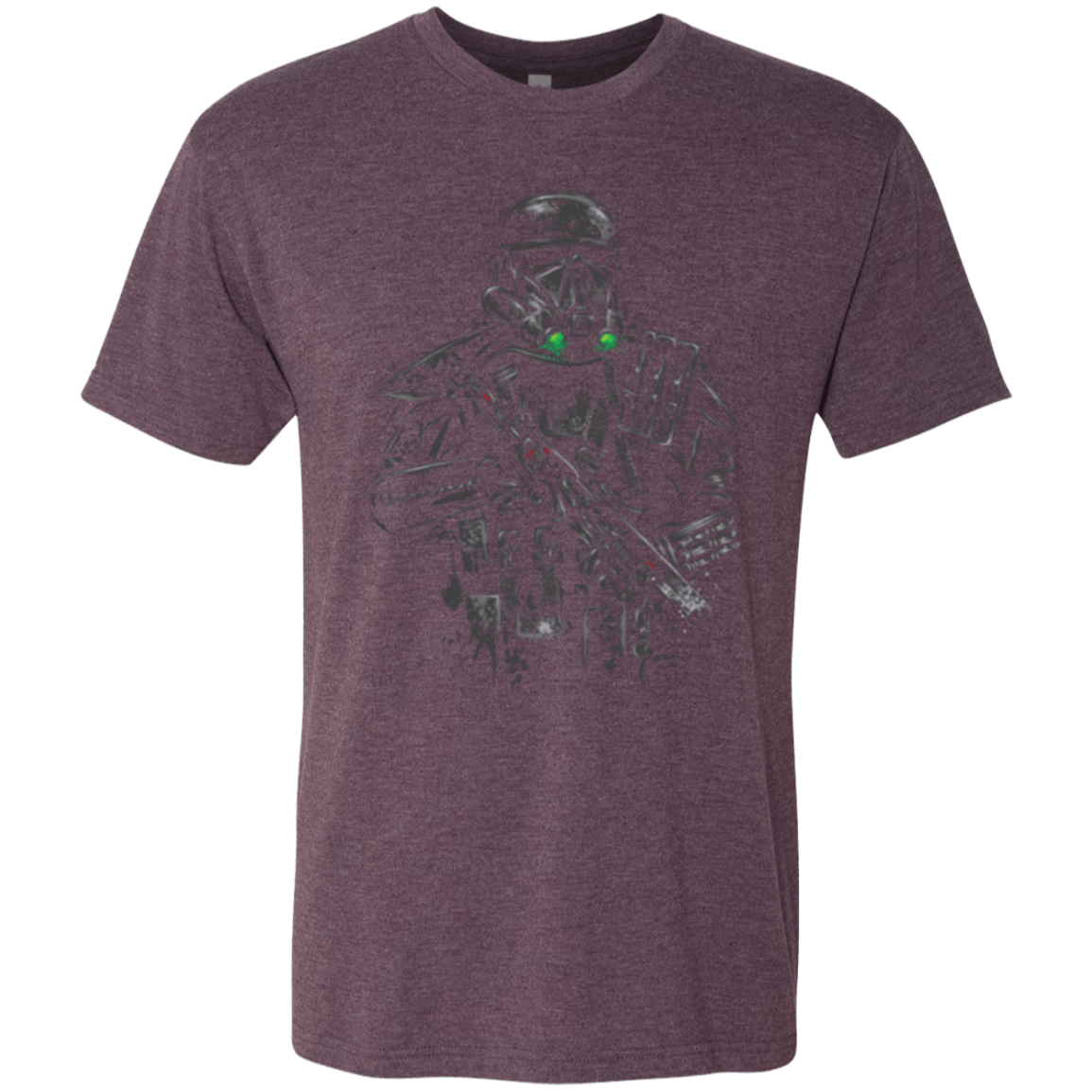T-Shirts Vintage Purple / Small Death Trooper Men's Triblend T-Shirt