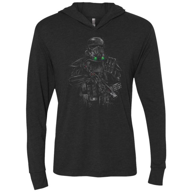 T-Shirts Vintage Black / X-Small Death trooper Triblend Long Sleeve Hoodie Tee