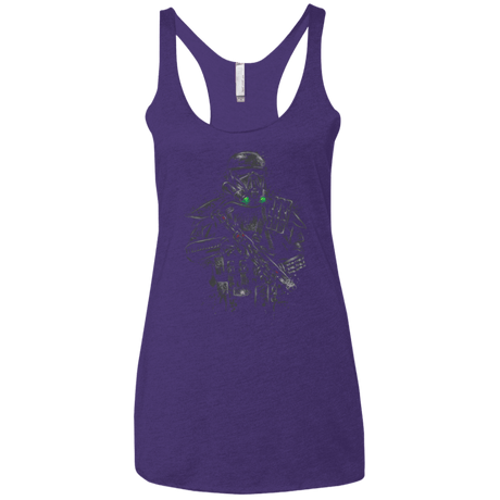 T-Shirts Purple / X-Small Death Trooper Women's Triblend Racerback Tank