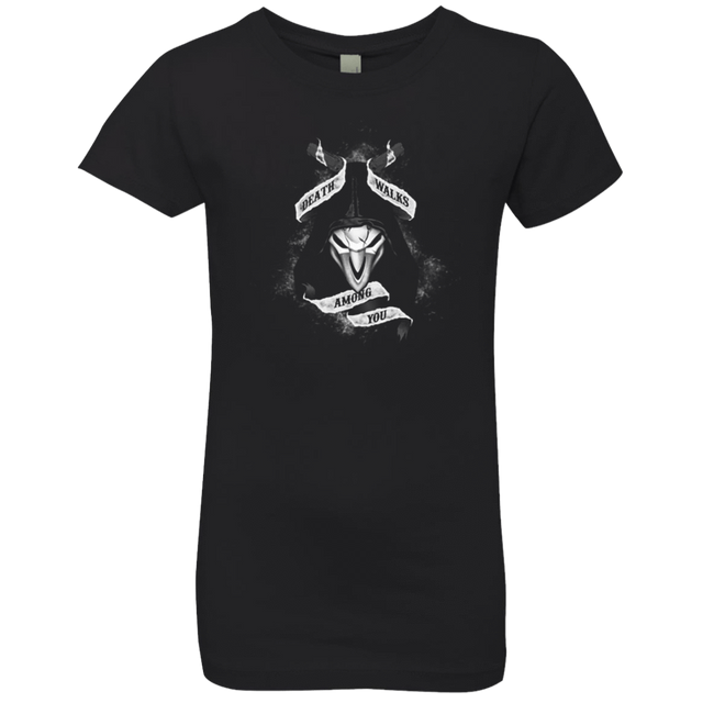 T-Shirts Black / YXS Death Walks Among You Girls Premium T-Shirt