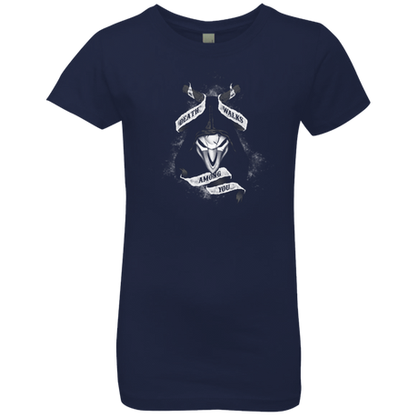 T-Shirts Midnight Navy / YXS Death Walks Among You Girls Premium T-Shirt