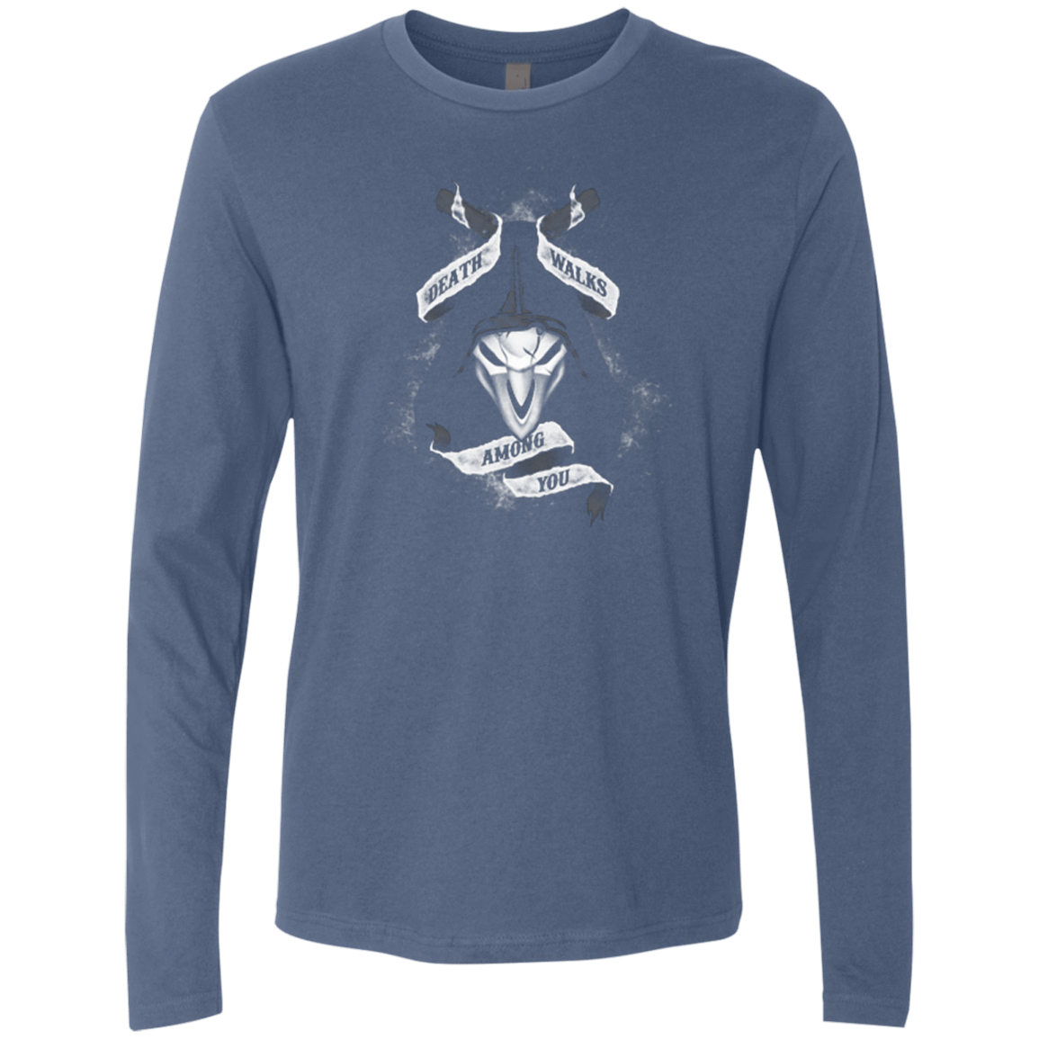T-Shirts Indigo / Small Death Walks Among You Men's Premium Long Sleeve