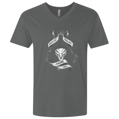 T-Shirts Heavy Metal / X-Small Death Walks Among You Men's Premium V-Neck