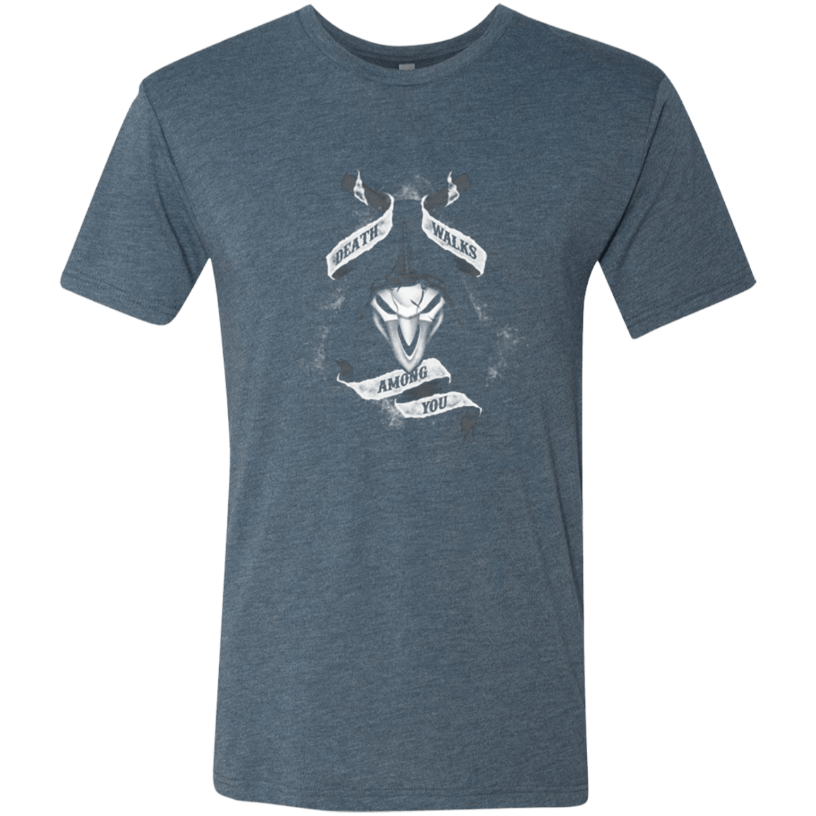 T-Shirts Indigo / Small Death Walks Among You Men's Triblend T-Shirt