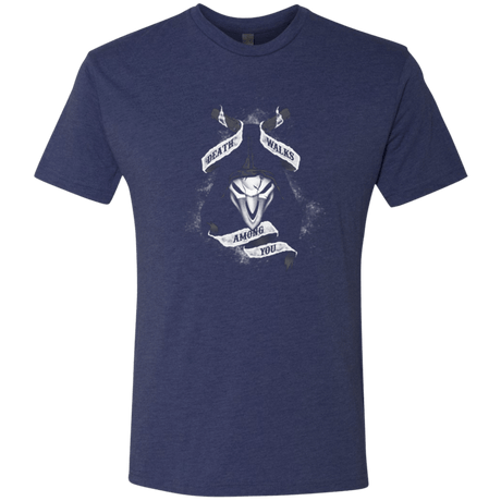 T-Shirts Vintage Navy / Small Death Walks Among You Men's Triblend T-Shirt