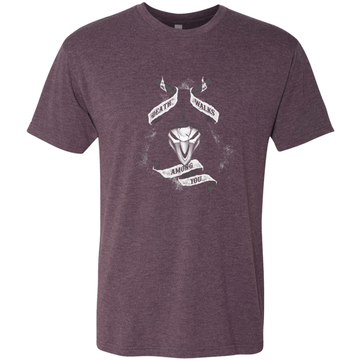 T-Shirts Vintage Purple / Small Death Walks Among You Men's Triblend T-Shirt