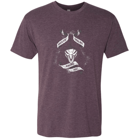 T-Shirts Vintage Purple / Small Death Walks Among You Men's Triblend T-Shirt