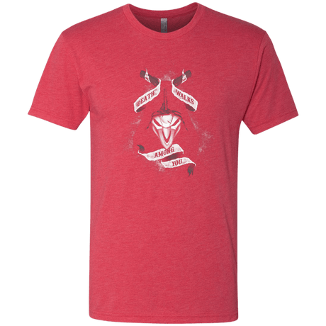 T-Shirts Vintage Red / Small Death Walks Among You Men's Triblend T-Shirt