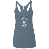 T-Shirts Indigo / X-Small Death Walks Among You Women's Triblend Racerback Tank