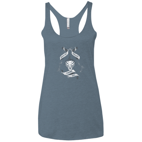 T-Shirts Indigo / X-Small Death Walks Among You Women's Triblend Racerback Tank