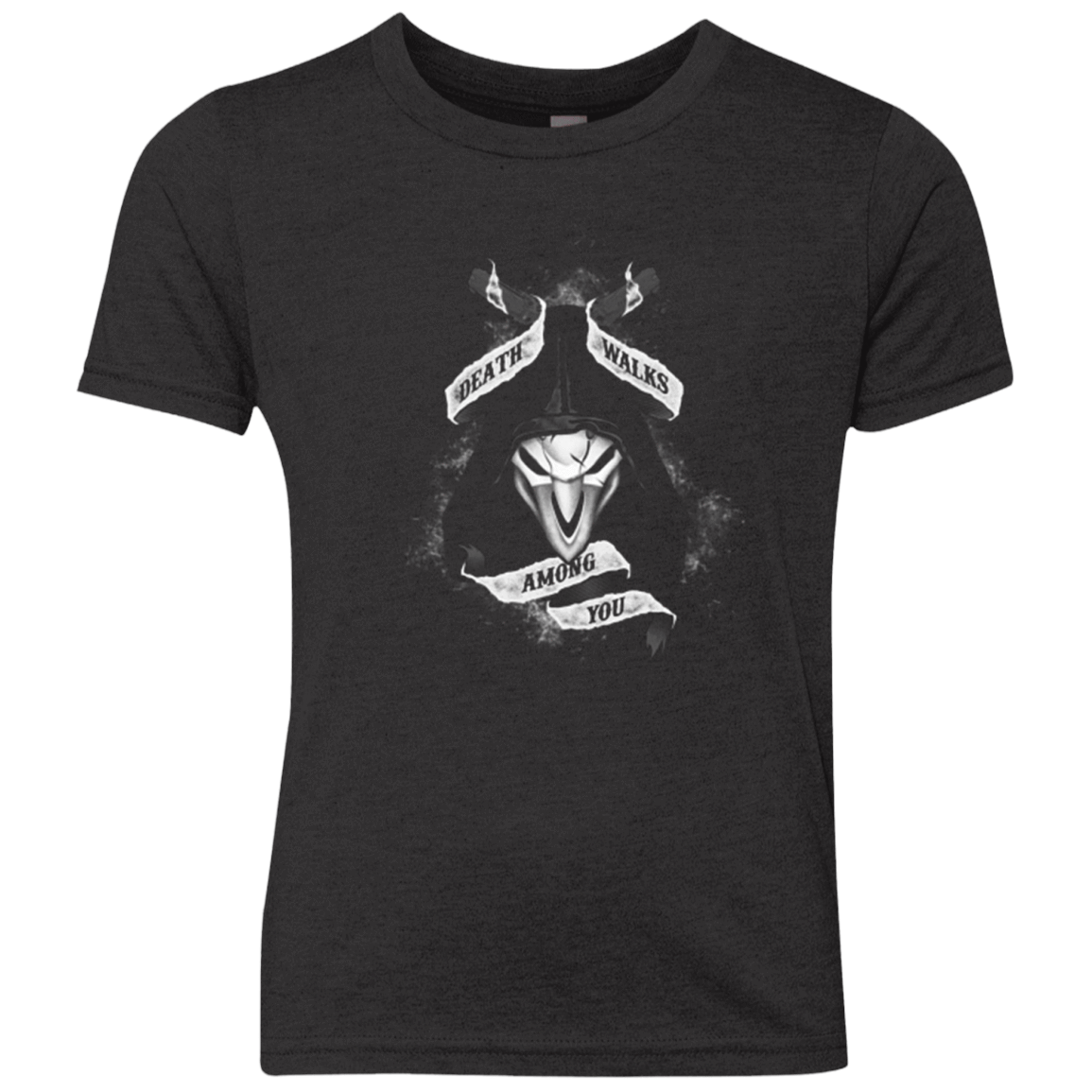 T-Shirts Vintage Black / YXS Death Walks Among You Youth Triblend T-Shirt