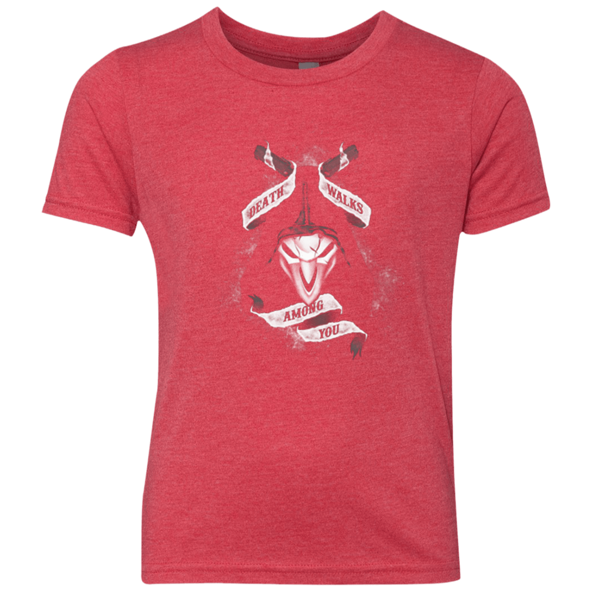 T-Shirts Vintage Red / YXS Death Walks Among You Youth Triblend T-Shirt