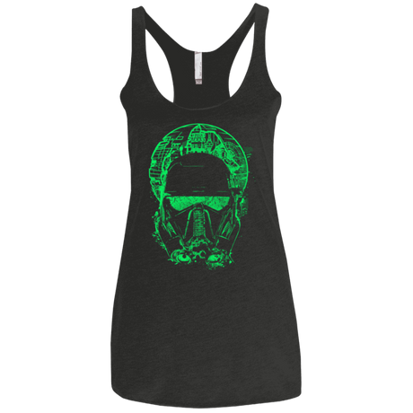 T-Shirts Vintage Black / X-Small Death Wimido Women's Triblend Racerback Tank