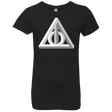 T-Shirts Black / YXS Deathly Impossible Hallows Girls Premium T-Shirt