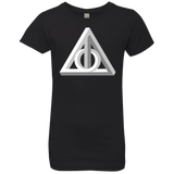 T-Shirts Black / YXS Deathly Impossible Hallows Girls Premium T-Shirt