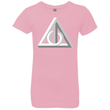 T-Shirts Light Pink / YXS Deathly Impossible Hallows Girls Premium T-Shirt