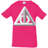 T-Shirts Hot Pink / 6 Months Deathly Impossible Hallows Infant Premium T-Shirt