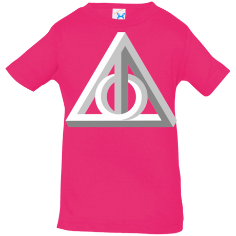 T-Shirts Hot Pink / 6 Months Deathly Impossible Hallows Infant Premium T-Shirt