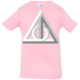 T-Shirts Pink / 6 Months Deathly Impossible Hallows Infant Premium T-Shirt