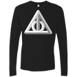 T-Shirts Black / Small Deathly Impossible Hallows Men's Premium Long Sleeve