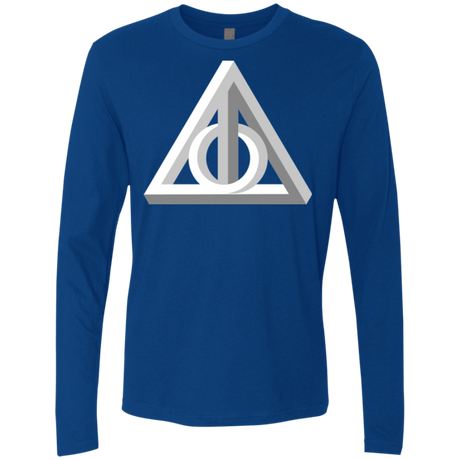 T-Shirts Royal / Small Deathly Impossible Hallows Men's Premium Long Sleeve