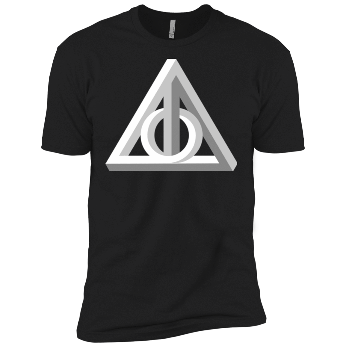 T-Shirts Black / X-Small Deathly Impossible Hallows Men's Premium T-Shirt