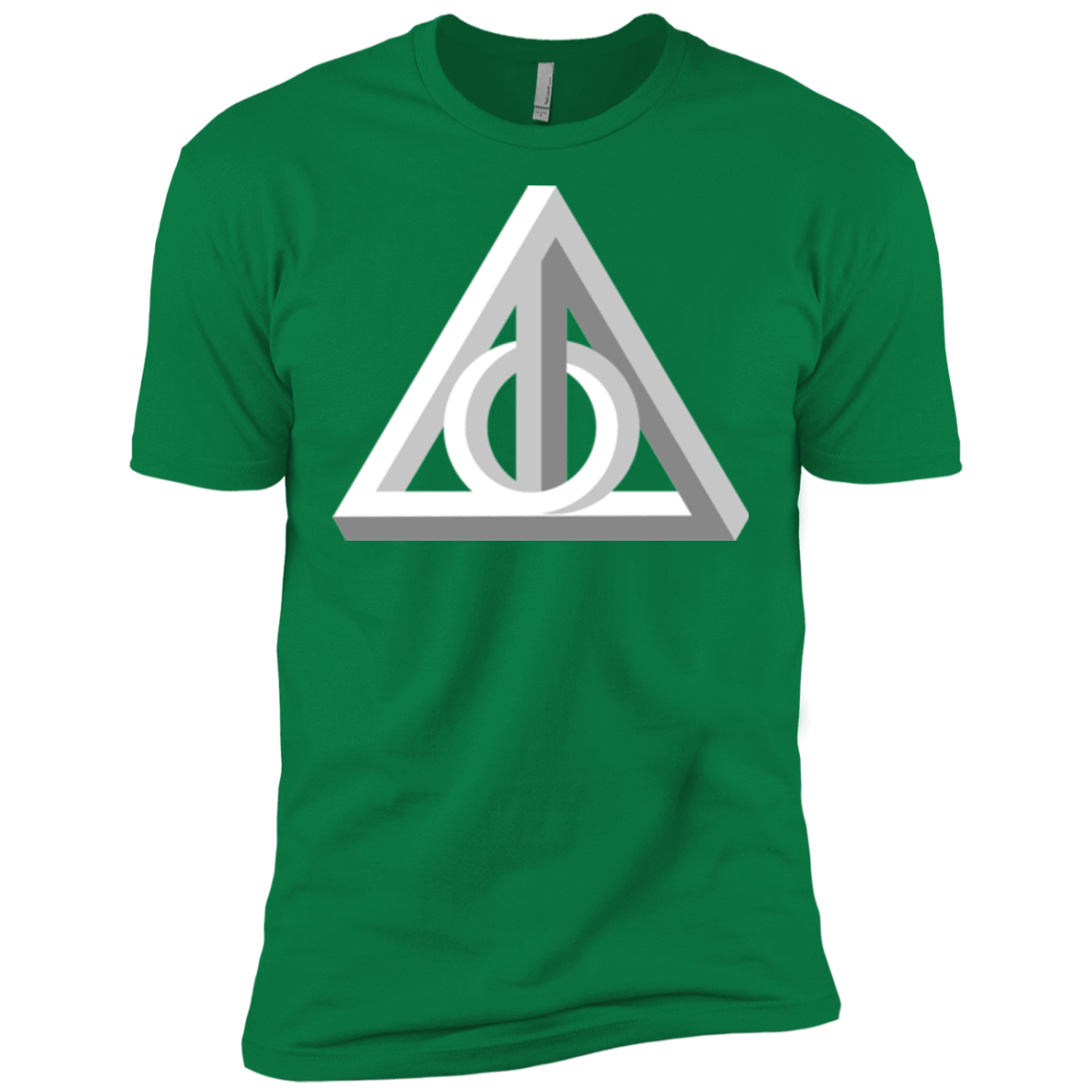 T-Shirts Kelly Green / X-Small Deathly Impossible Hallows Men's Premium T-Shirt