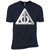 T-Shirts Midnight Navy / X-Small Deathly Impossible Hallows Men's Premium T-Shirt