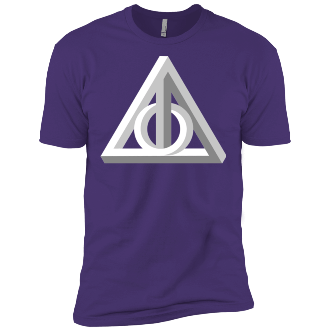 T-Shirts Purple / X-Small Deathly Impossible Hallows Men's Premium T-Shirt