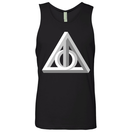 T-Shirts Black / Small Deathly Impossible Hallows Men's Premium Tank Top